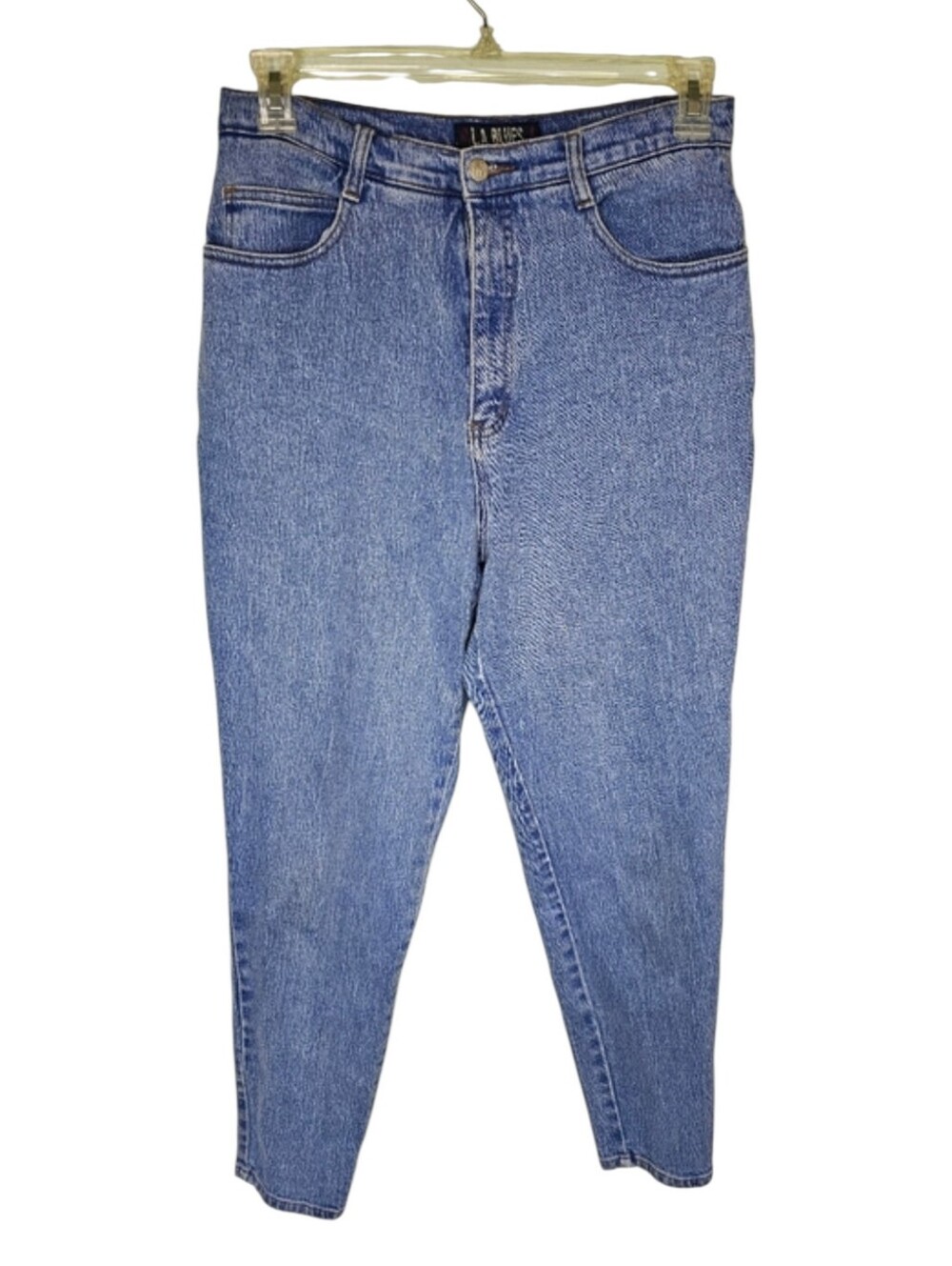 Vintage L.A. Blues High Waist No Back Pocket Mom Tapered Leg Jeans Size 10-12